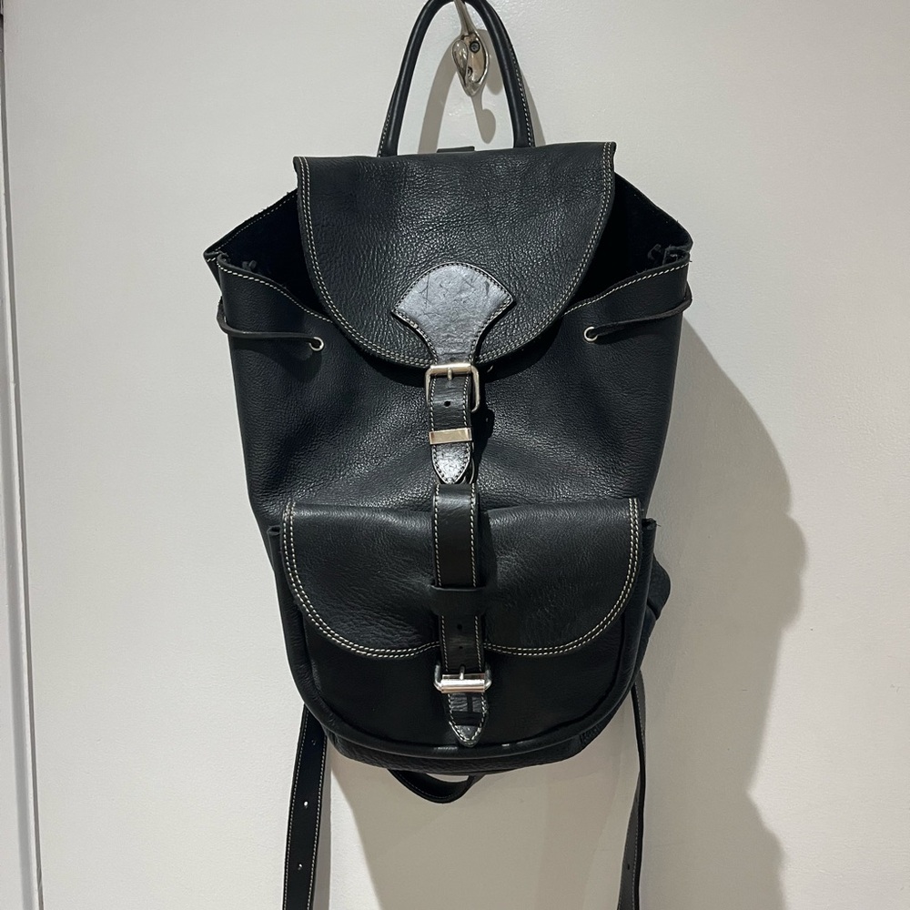 Roots Genuine Leather Backpack